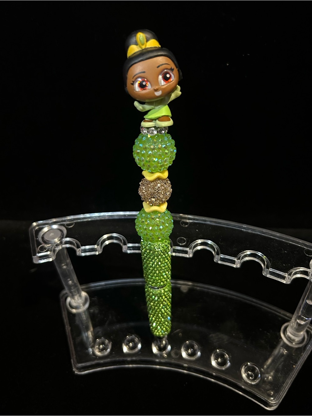 Disney Doorable princess Tiana beaded pen